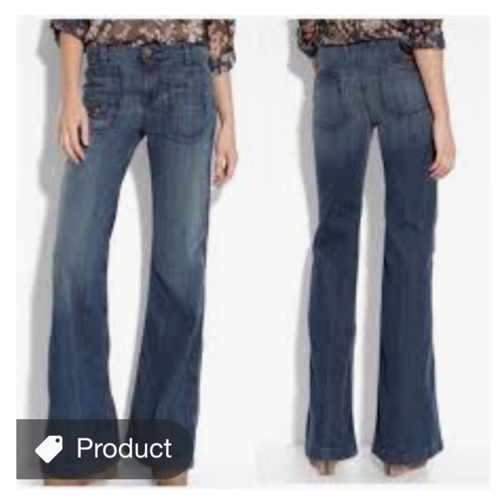 SEVEN FOR ALL MANKIND high waisted flare jeans